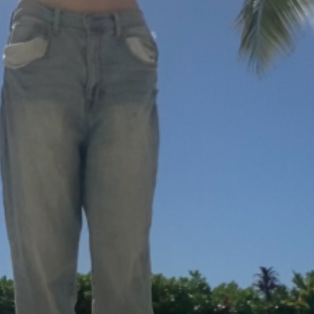 Hudson Jeans Size 28 Natural Rip Edgy Style Lightly Worn